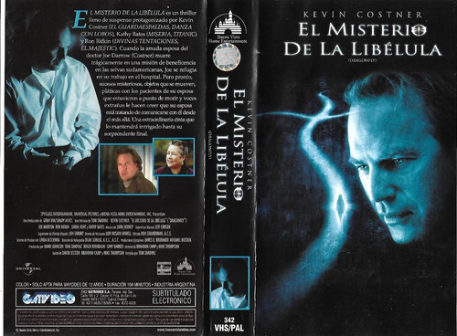 El Misterio De La Libelula Vhs Kevin Costner Dragonfly | MercadoLibre