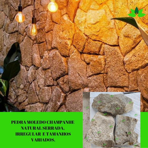 Pedra Moledo Rústica Fachada