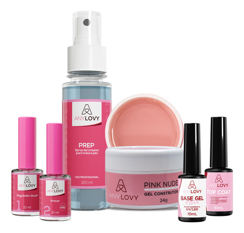 Kit Gel Construtor + Preparadores Any Lovy Original