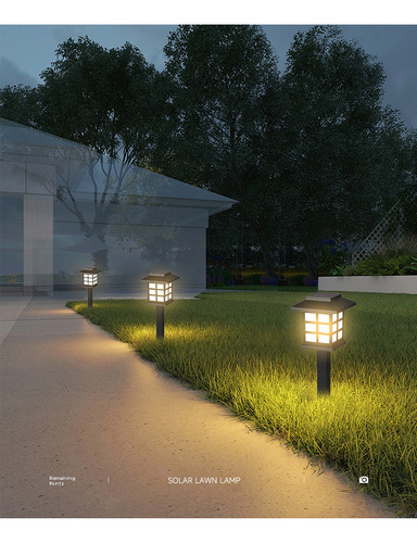 Lámpara Led Para Césped, 3 Unidades, Luces Solares Para Cami