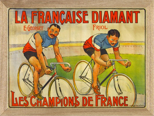 Bicicletas Les Champions De France, Cuadro, Poster  C290