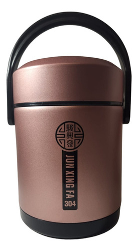 Lunchera Vianda Conservadora Redonda Térmica Acero Inox 1.6l