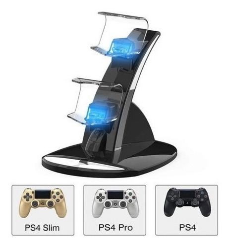 Base Cargadora De Controles Para Ps4 Slim Y Pro Dual