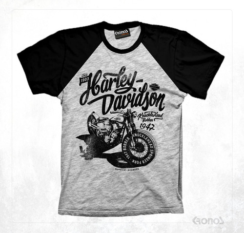 Remera Retro Cafe Racer Harley Davidson Motos Vintage