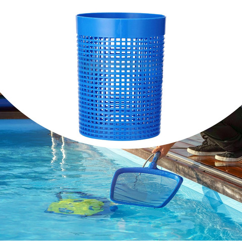 Cesta De Canasta De Lámpara De La Piscina Canasta De Azul