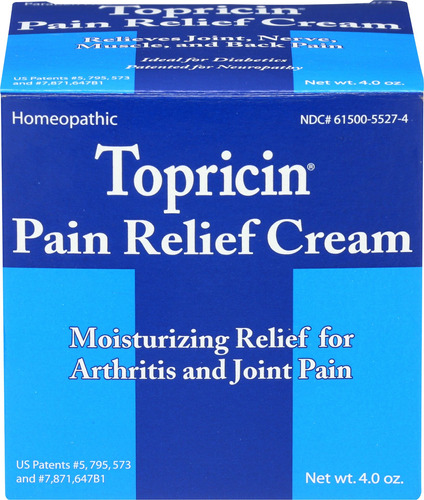 Topricin Alivio Del Dolor Crema De 4 Oz Jar