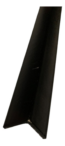 Perfil Angulo 25x25mm  Aluminio Pintado Negro-largo 2 Metros