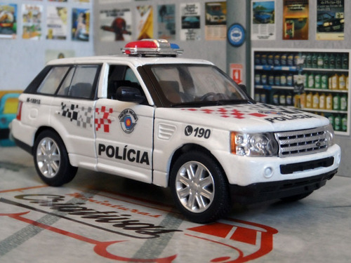 Miniatura Range Rover Sport Polícia Militar Sp - Em Metal