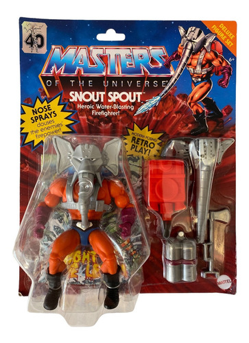 Snout Spout Motu Origins Deluxe Figure Set Retro Play Mattel (Usado)