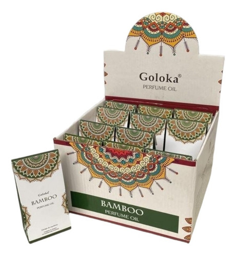Óleo Perfumado Indiano Goloka Bambu 1 Com 10 Ml