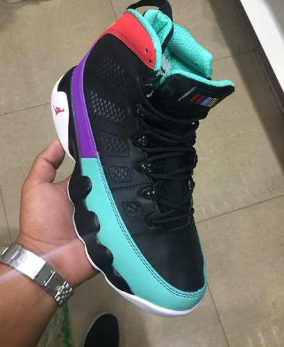 jordan retro 9 multicolor