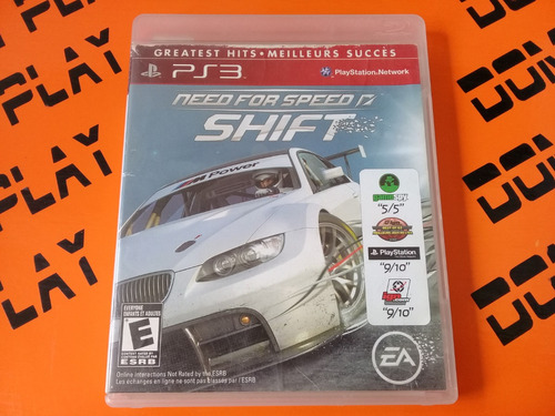 Need For Speed: Shift Ps3 (detalle Caratula) Físico Envíos
