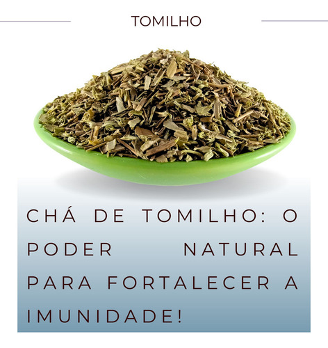 Kit 20pacotes Chá De Tomilho Alta Qualidade Thymus Vulgaris