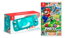 Comprar Consola Switch Lite Turquesa + Mario Party Superstar