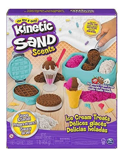 Scents Ice Cream Treats Playset Con 3 Colores De Arena ...