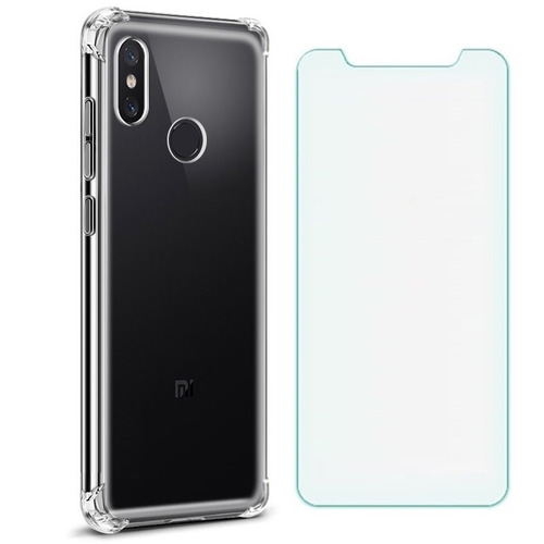 Capa Para Xiaomi Mi8 Mi 8 Tela 6.21 Queda + Pelicula Vidro