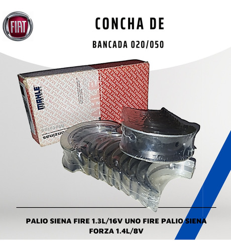 Concha De Bancada Fiat Palio Siena Fire 1,3/16v Uno Fire 050