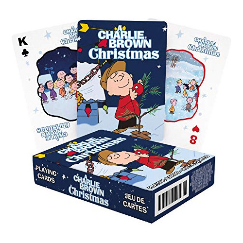 Juego De Cartas - Cacahuetes Naipe De Charlie Brown Christma