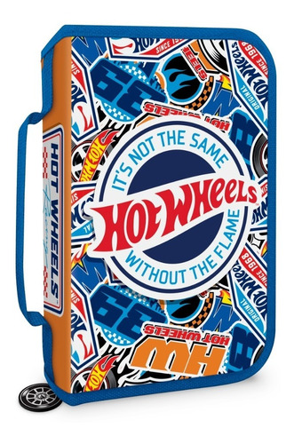 Cartuchera Desplegable Hot Wheels Original Mundo Manias