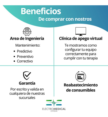 Auto Cpap Resmed S10 + Máscara Resmed + Manguera Electrónica