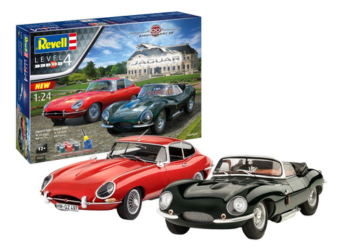 Kit Revell Gift Set Jaguar Etype & Xk-ss 1/24 Completo 05667