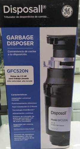 Imagen 2 de 6 de Triturador De Alimentos General Electric 1/2