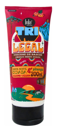  Mousse De Banho Lola Tri Legal Cream Body Wash 200ml