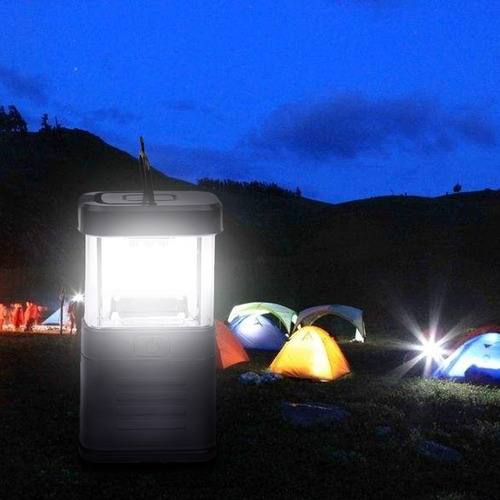Lámpara De 11 Luces Led Portátil Con Gancho Para Camping