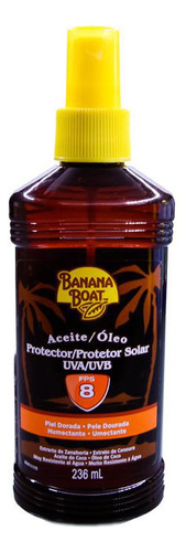 Óleo Protetor Banana Boat Pele Dourada Fps 8 236ml