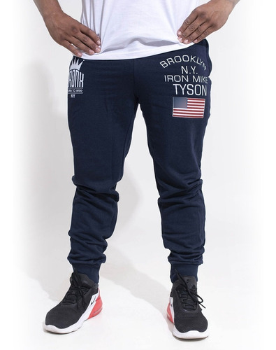 Pantalon Jogging Muhammad Ali Mike Tyson Bronx Algodon Cuota