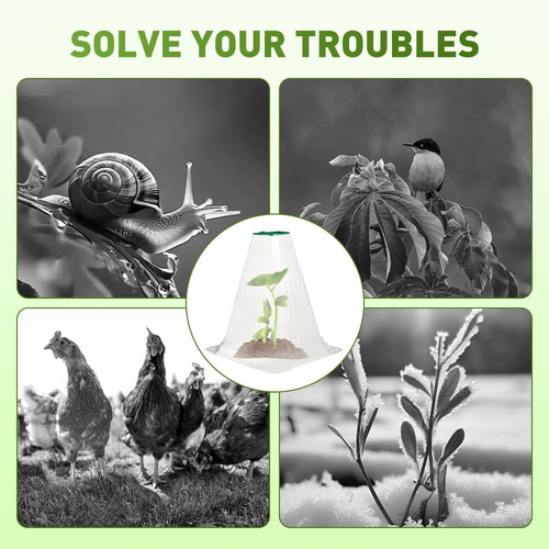 Cloches De Jardín Para Plantas, Cubiertas Reutilizables