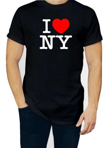 Playera I Love New York Ny Hombre Caballero P