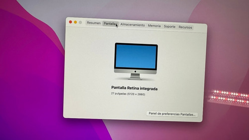 Apple iMac 2020 27 Intel Core I7 128gb Ram Ssd 1tb Flash (Reacondicionado)