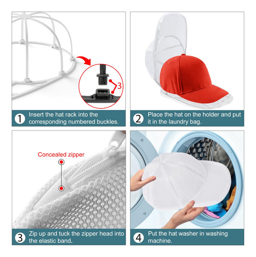 Lavadora De Sombreros Para Lavadora Limpiador De Gorras