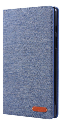 Funda De Piel Con Textura De Tela Para Galaxy Tab A8.0 T290