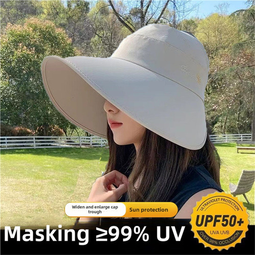 Sombrero Sol De Estilo Coreano Con Protección Uv Mujer