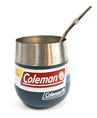 Imagen 3 de 10 de Equipo De Mate Con Termo Y Mate Coleman + Bombilla + Bolso