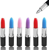 Comprar Bolígrafo Con Forma Lápiz Labial, 24 Pcs Bolígrafos Lápiz