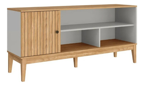 Rack Rustico Tv Hasta 60'' Blanco