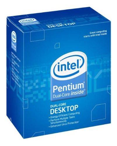 Procesador Intel Pentium E5400 BX80571E5400 de 2 núcleos y  2.7GHz de frecuencia con gráfica integrada