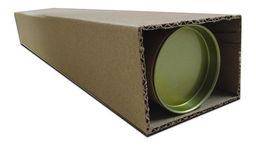 Tubo de cartón de paja con caja, 40 cm x 6,1 cm Ø, 5 unidades