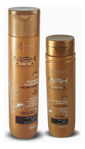 Kit Voga Max Care: Shampoo E Condicionador Power Force