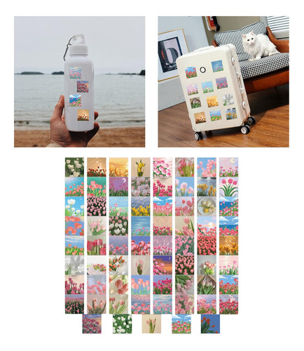 2 Paquete De 2-4 Pegatinas De Flores De 69 Uds Para 2 Piezas