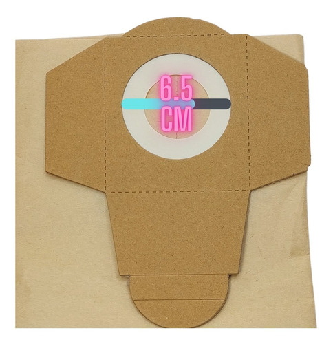 Imagen 2 de 7 de Bolsas Para Aspiradora Kommberg Kb-vc10lb Pack 5 Unidades
