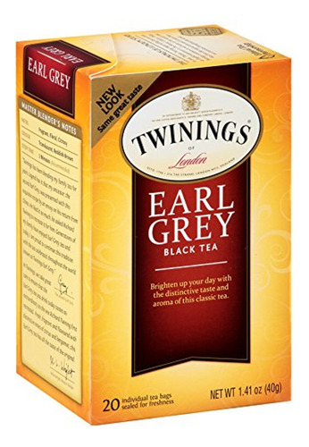 Te Twinings Ingles Earl Grey Saquitos Importado 