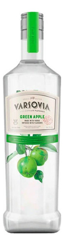 Vodka Varsovia Green Apple 750ml Saborizado Manzana Verde