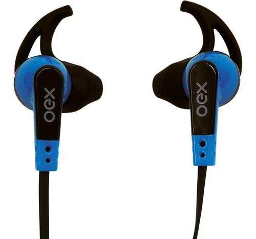 Fone De Ouvido Intra Auricular Esportivo Oex Azul Fn206