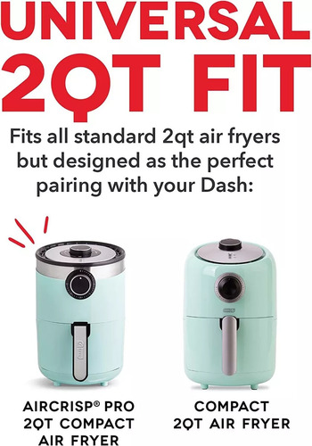 Kit Accesorios Para Freidora De Aire Dash 6 Piezas