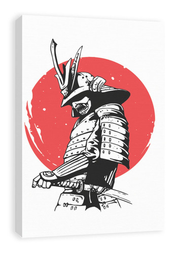 Cuadro Decorativo Canvas Samurai Japones 120 X 80 Cm
