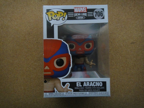 Funko Pop El Aracno Spider Man Marvel Lucha Libre 